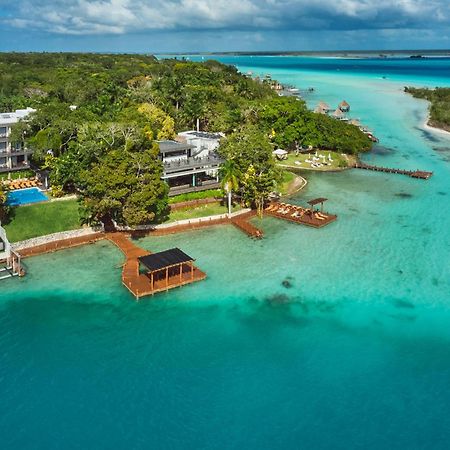 Cristalino Lagoon Front Hotel, Restaurant & Spa Bacalar Buitenkant foto
