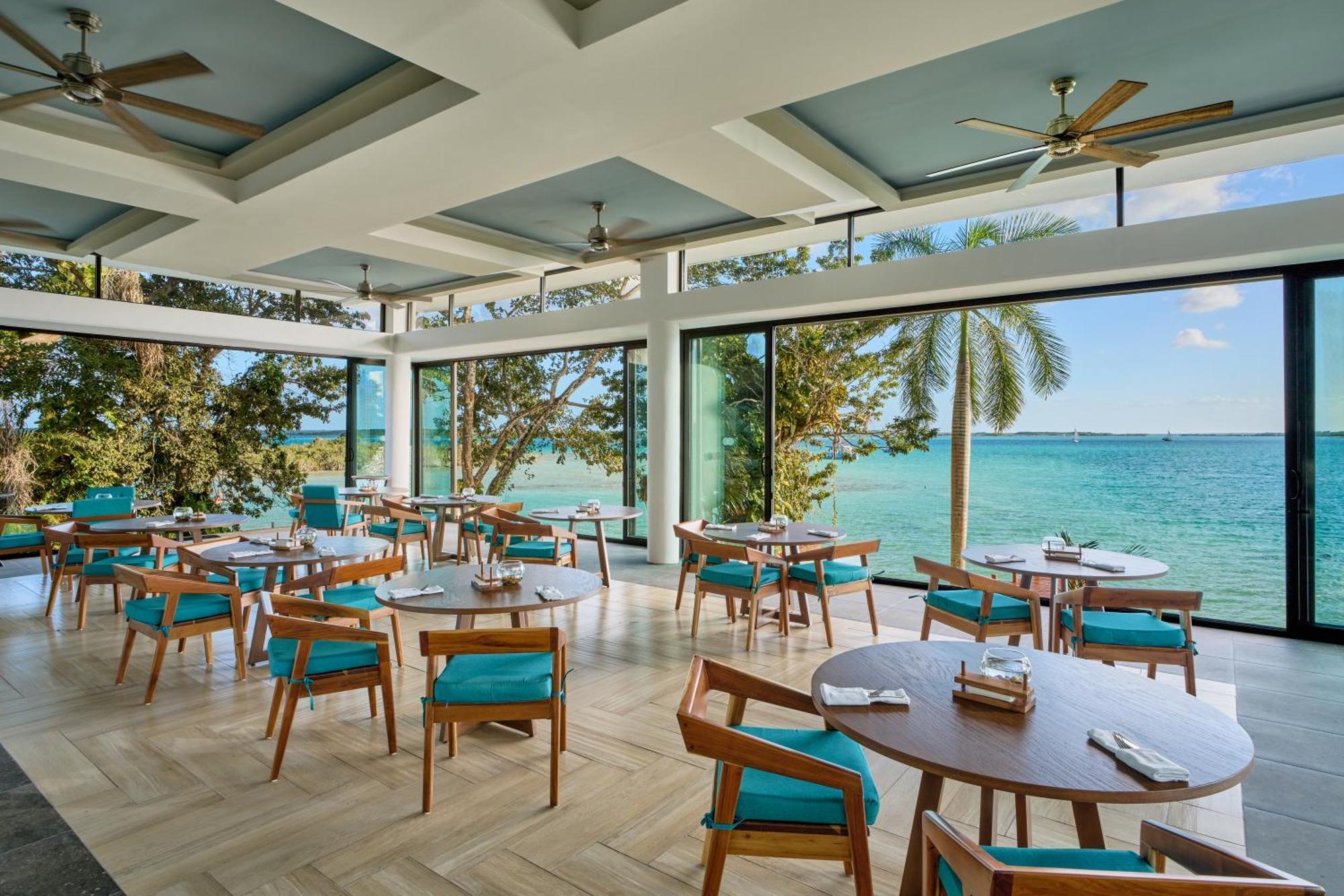 Cristalino Lagoon Front Hotel, Restaurant & Spa Bacalar Buitenkant foto